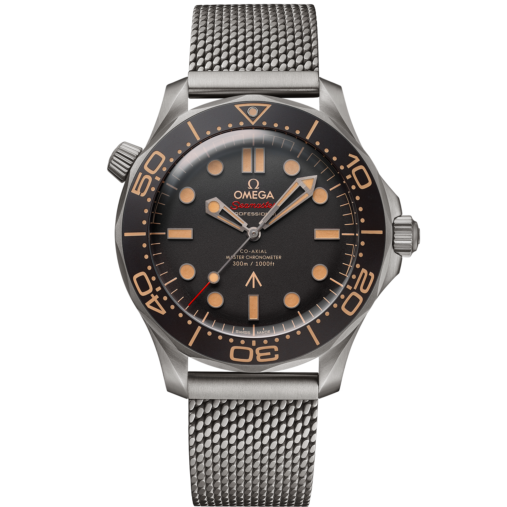 OMEGA Seamaster Diver 300M 007 Edition — Официальная фотография OMEGA 210.90.42.20.01.001; серийная модель, не съёмочный реквизит.